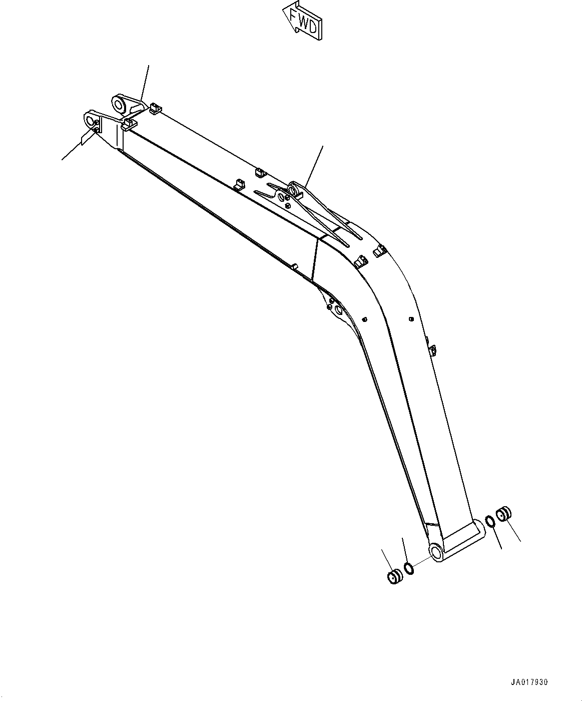Boom Assembly 21W-70-01830 KOMATSU