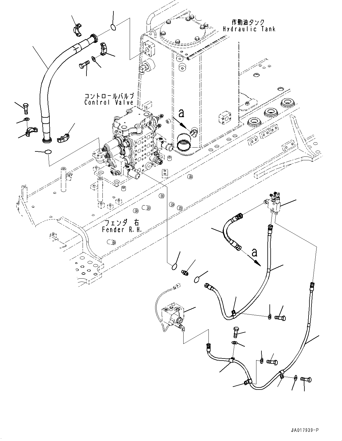 Шланг 07277-012A8 KOMATSU