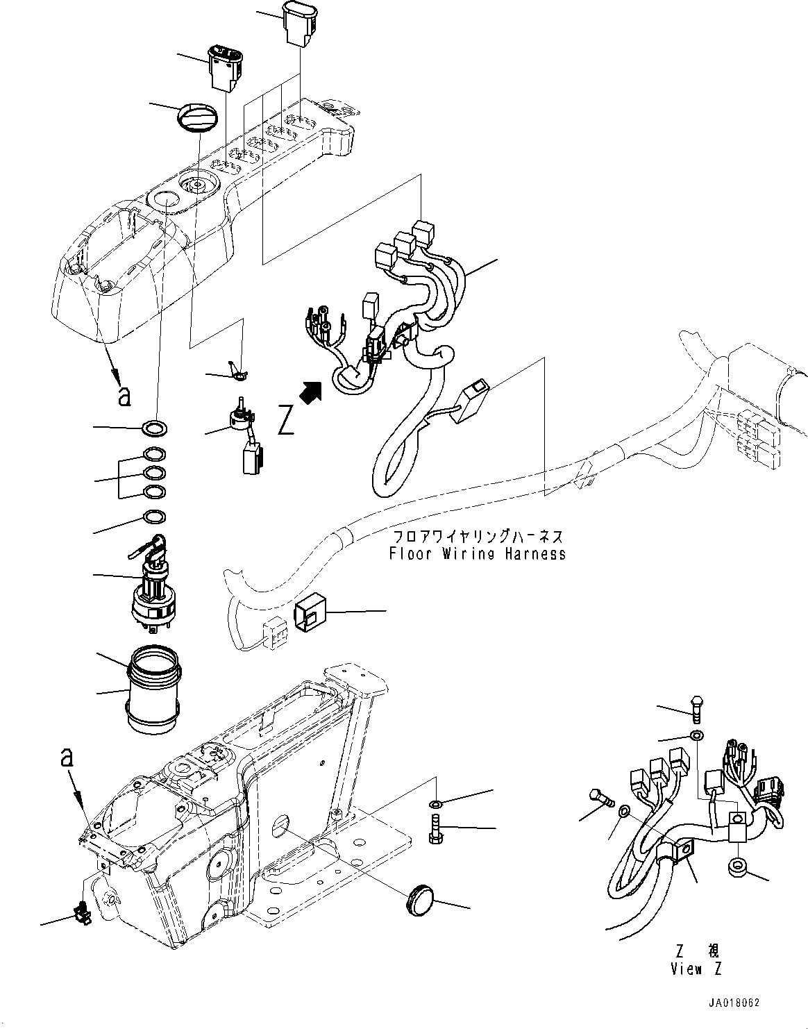 Жгут проводов 21W-06-61260 KOMATSU