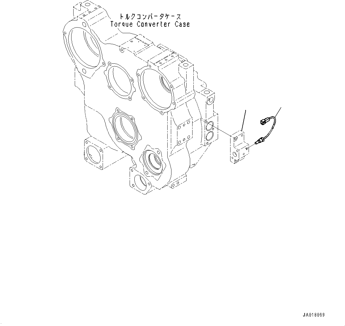 Block(Power Train,Tube and Bracket) (154-49-81860) KOMATSU