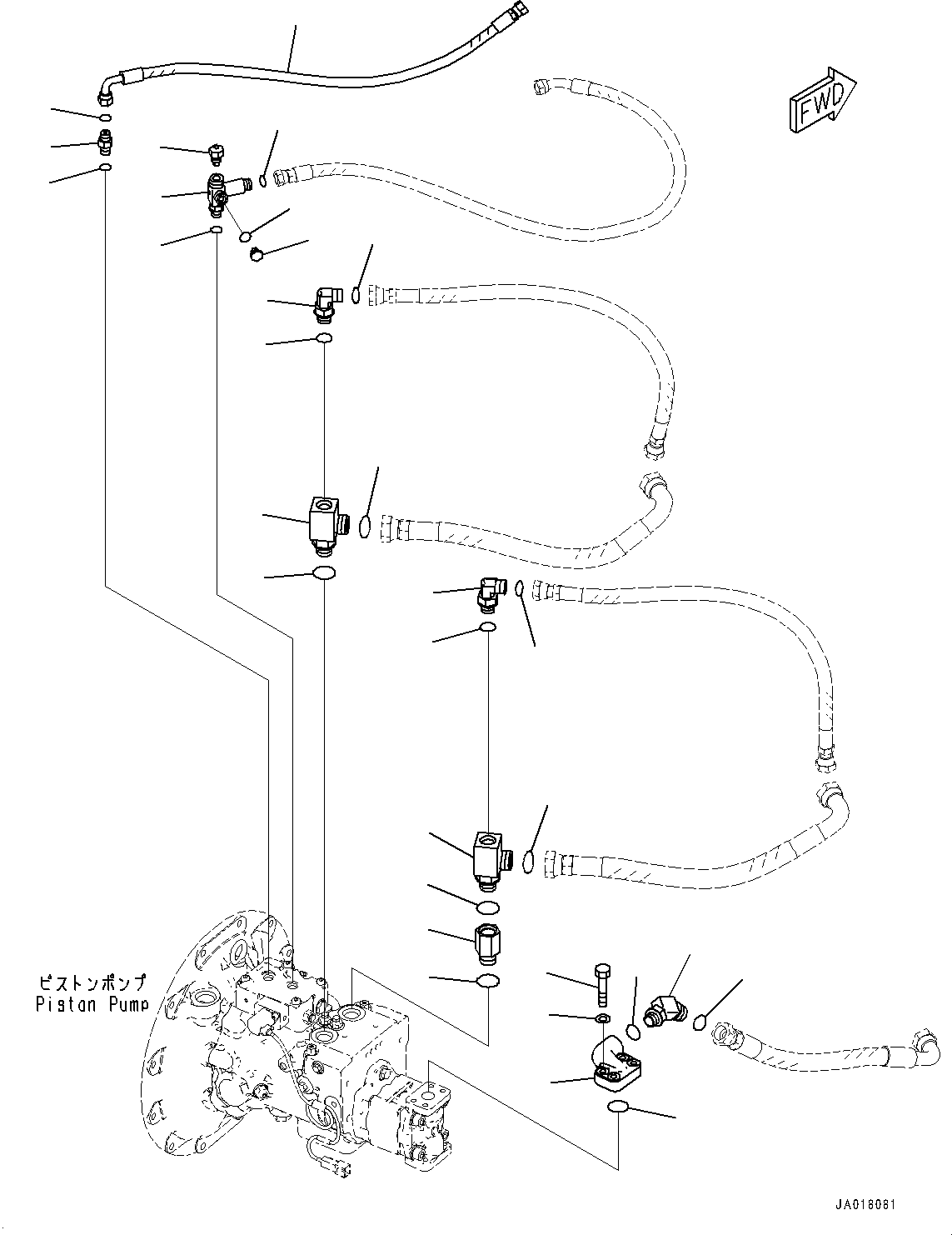 Угольник 423-43-37130 KOMATSU