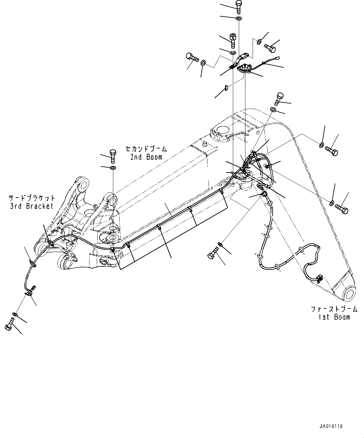 Жгут проводов 21W-06-55231 KOMATSU
