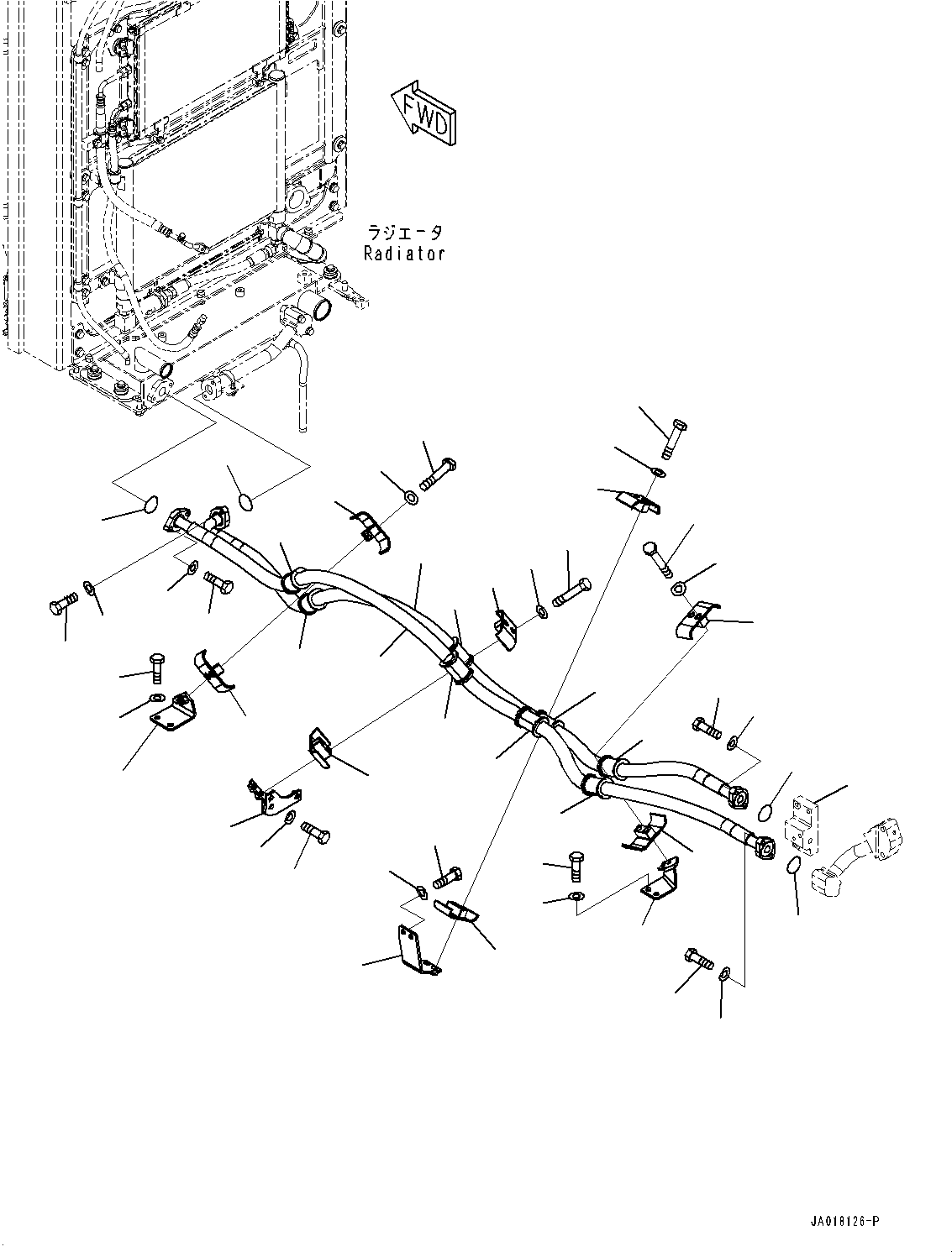 Шланг 154-49-82161 KOMATSU