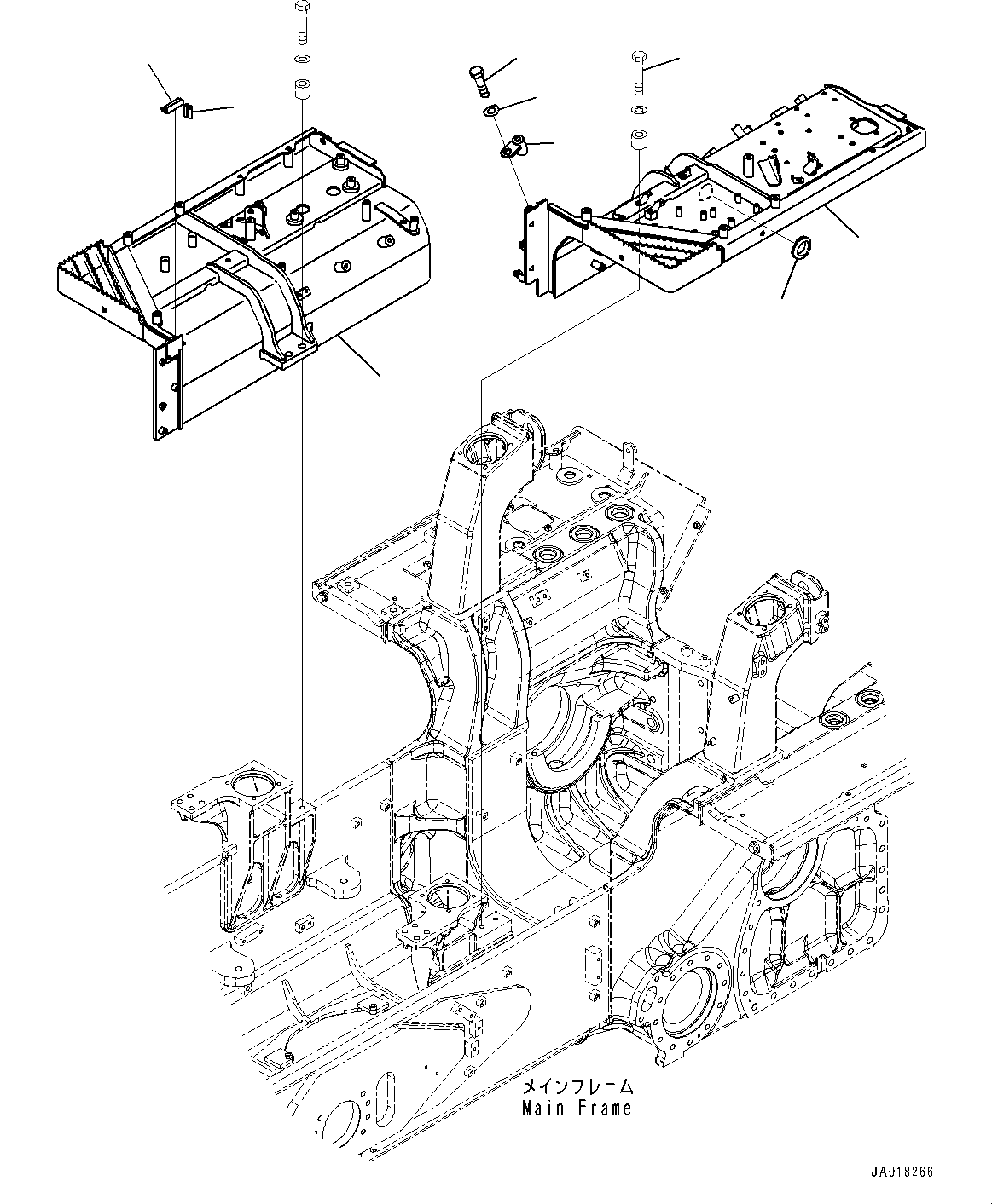 Крыло 14X-54-78110 KOMATSU