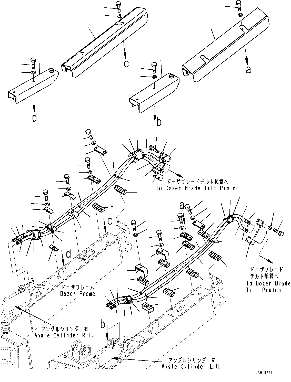 Шланг с торцевым уплотнением 02756-00421 KOMATSU