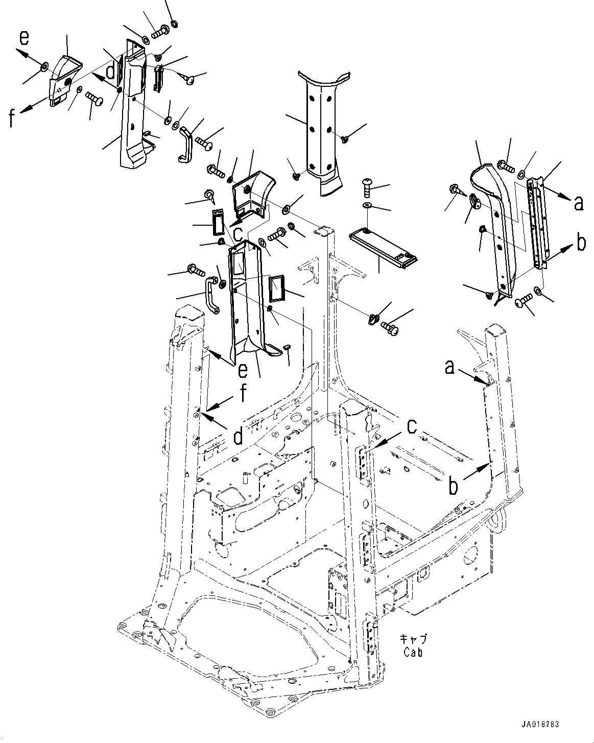 Крышка в сборе 17A-Z11-6541 KOMATSU