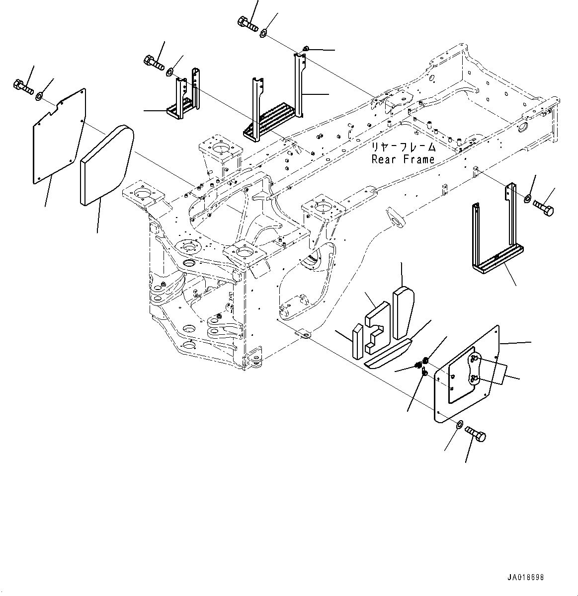 Подножка 421-Z13-4760 KOMATSU