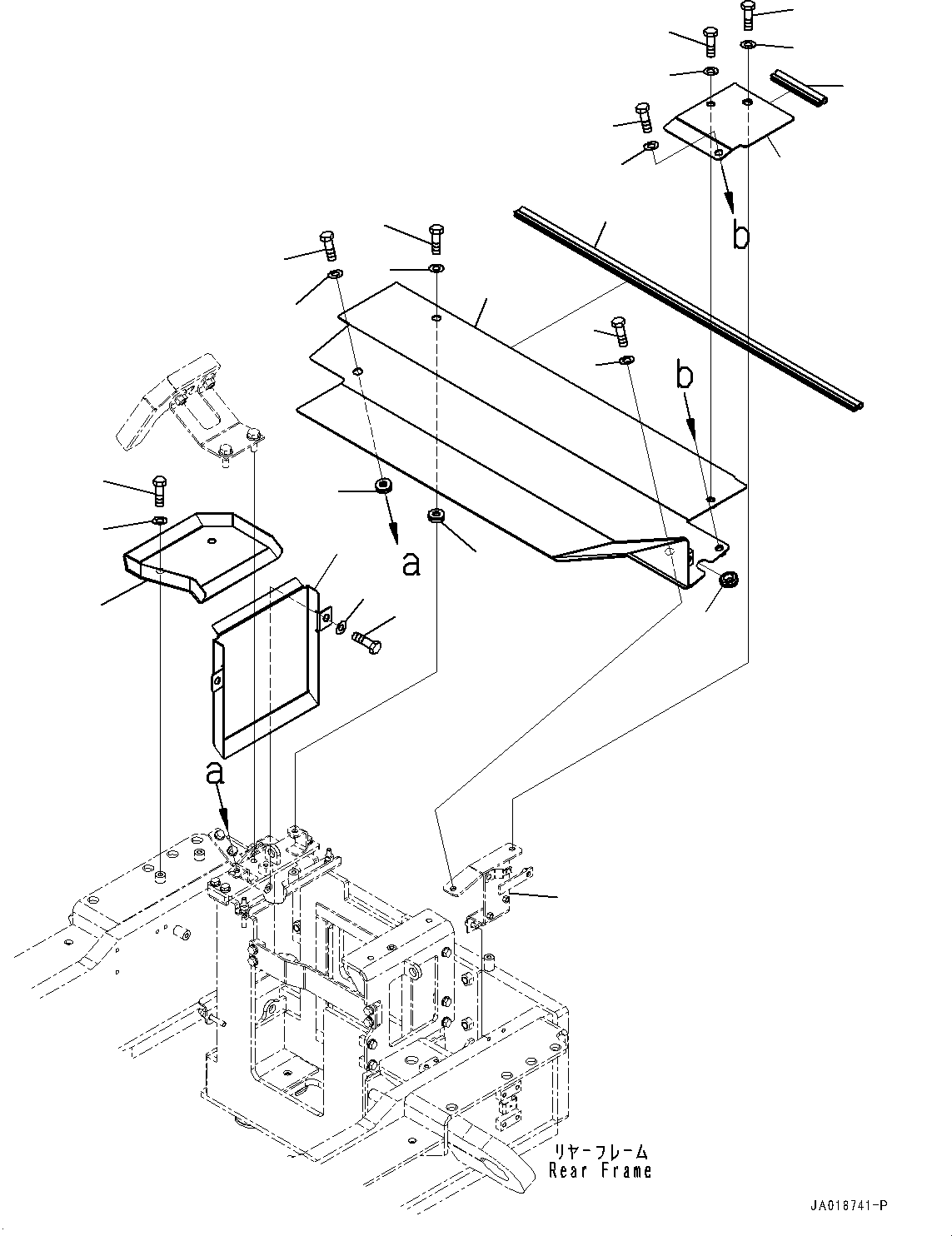 Bracket(DEF Piping,Mounting and Piping) (23B-04-83321) KOMATSU