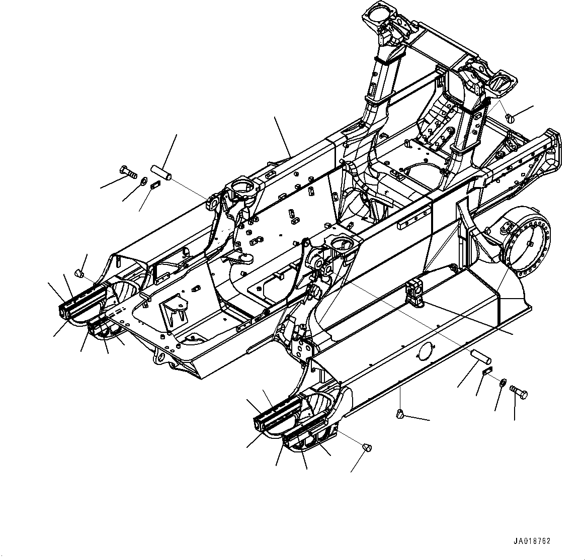 Кронштейн сварной 11Y-21-43271 KOMATSU