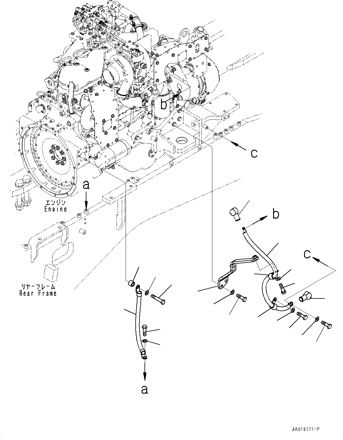Кабель 23B-06-83340 KOMATSU