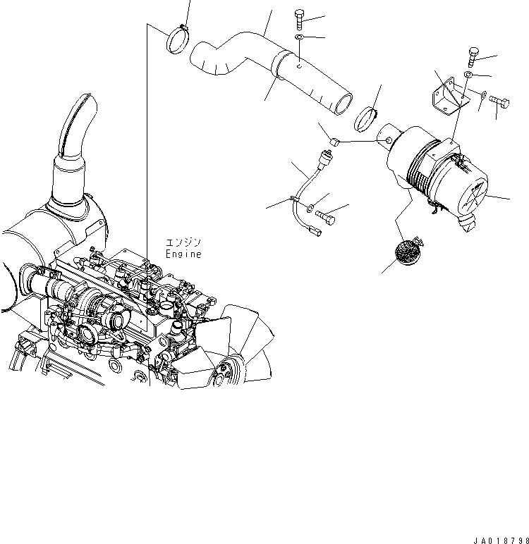 Шланг 201-01-82111 KOMATSU