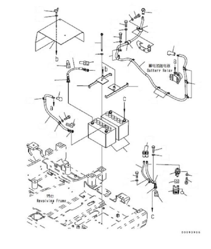 Кабель 08028-GH035 KOMATSU