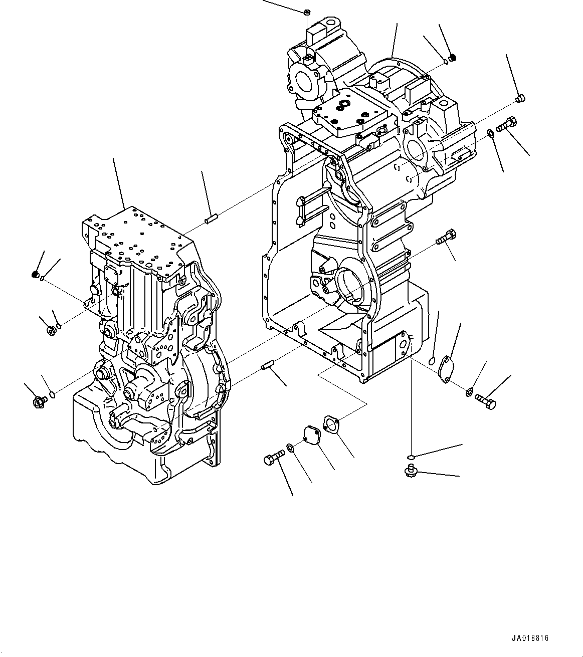 Корпус в сборе 23B-15-71122 KOMATSU