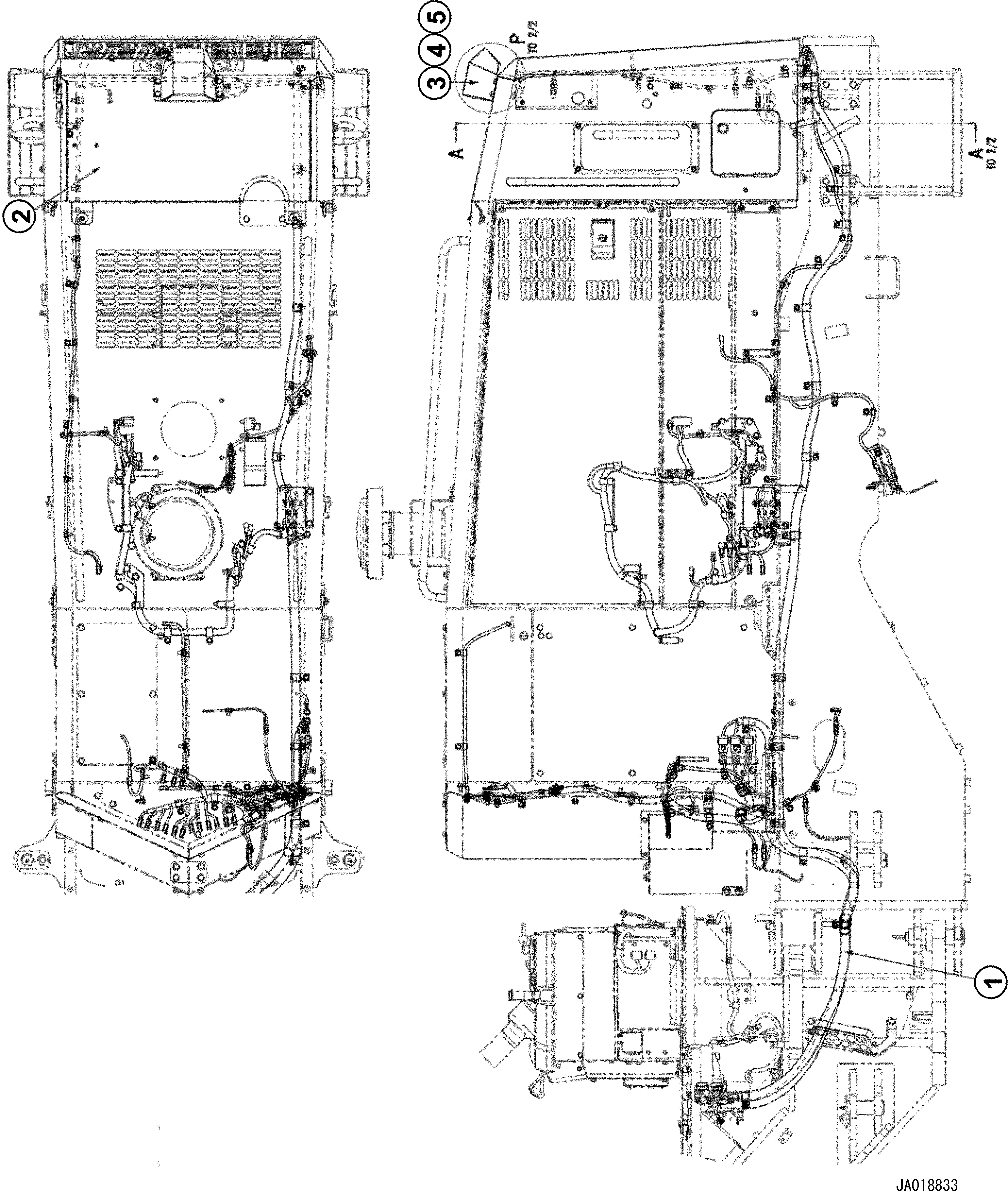 Жгут проводов 23B-06-72550 KOMATSU