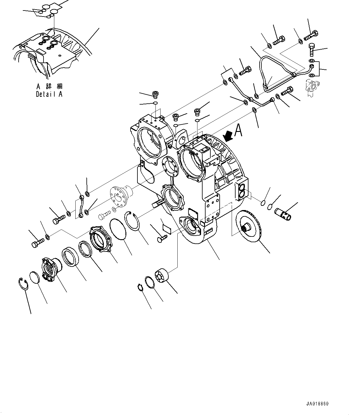 Корпус в сборе 17A-13-00293 KOMATSU