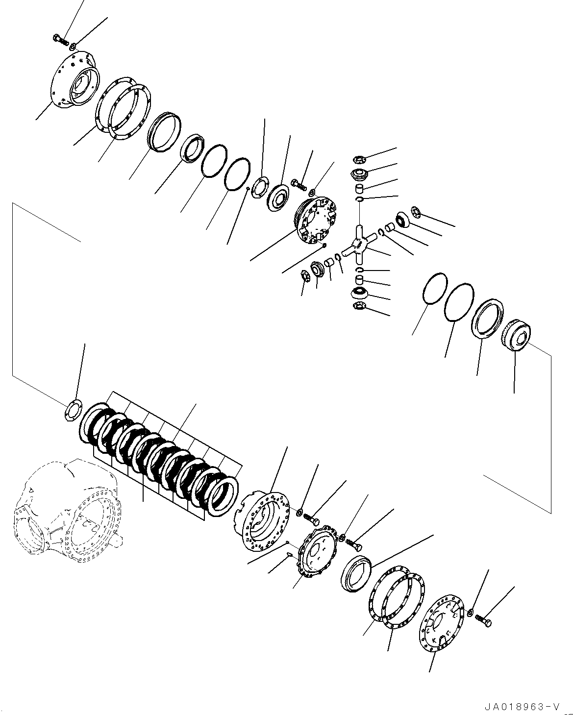 Cage Assembly 23B-22-81700 KOMATSU