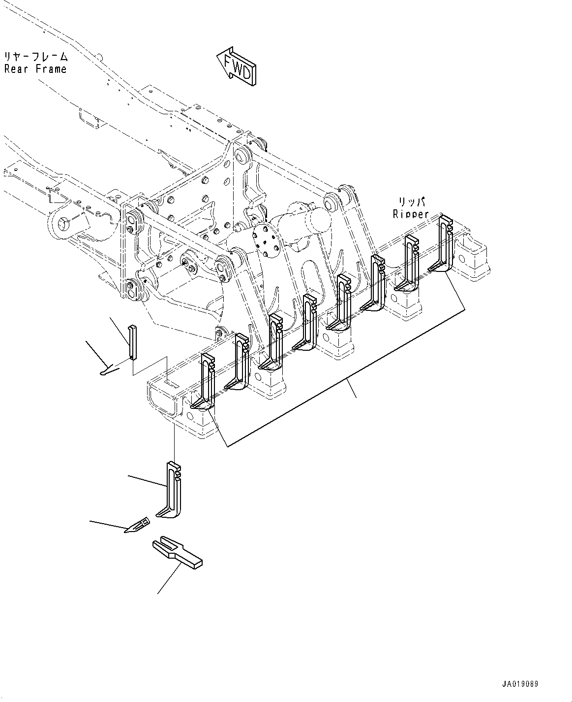Клин 232-785-1420 KOMATSU