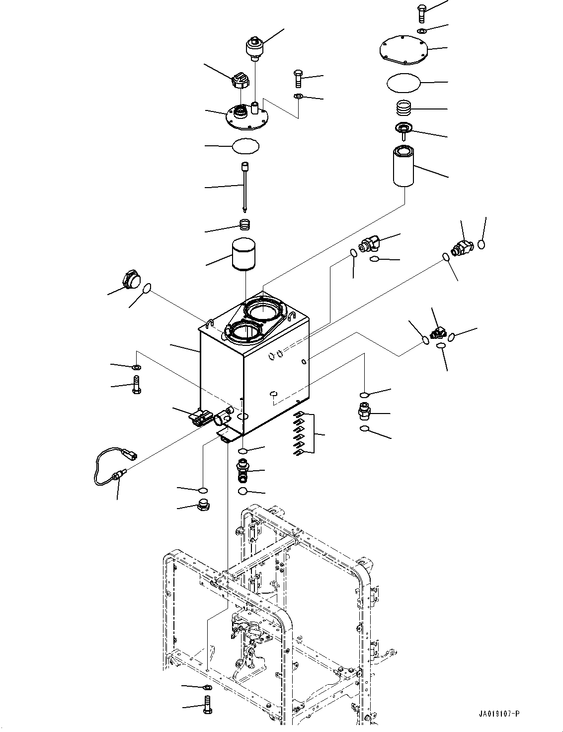 Tank, Hydraulic Oil 23B-60-81111 KOMATSU