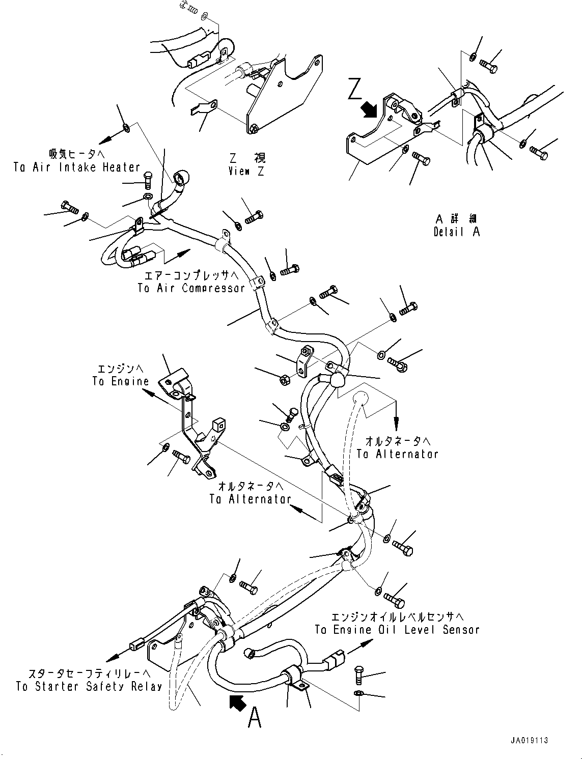 Жгут проводов 421-06-53150 KOMATSU