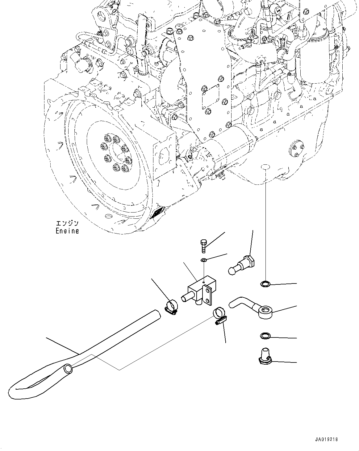 Шланг 23B-01-81132 KOMATSU