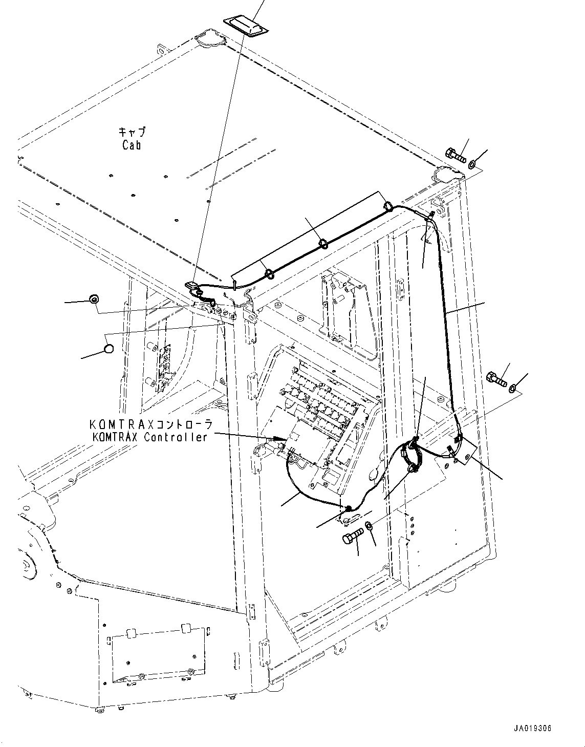 Antenna Assembly 423-06-55152 KOMATSU
