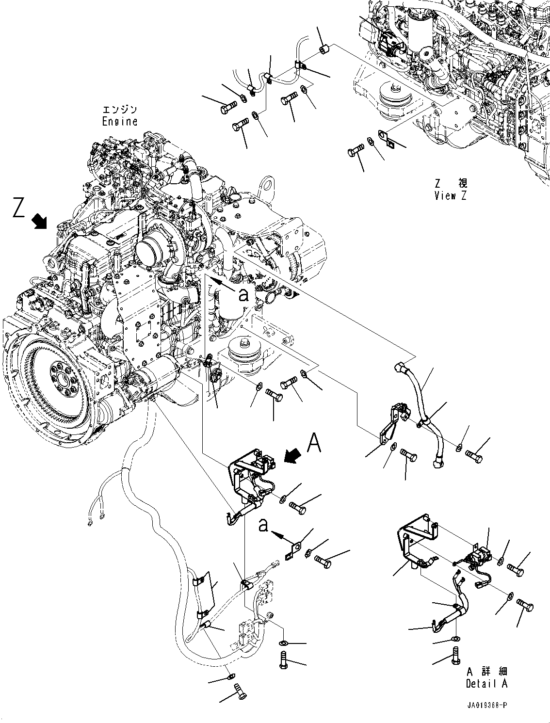 Кабель 423-06-63411 KOMATSU