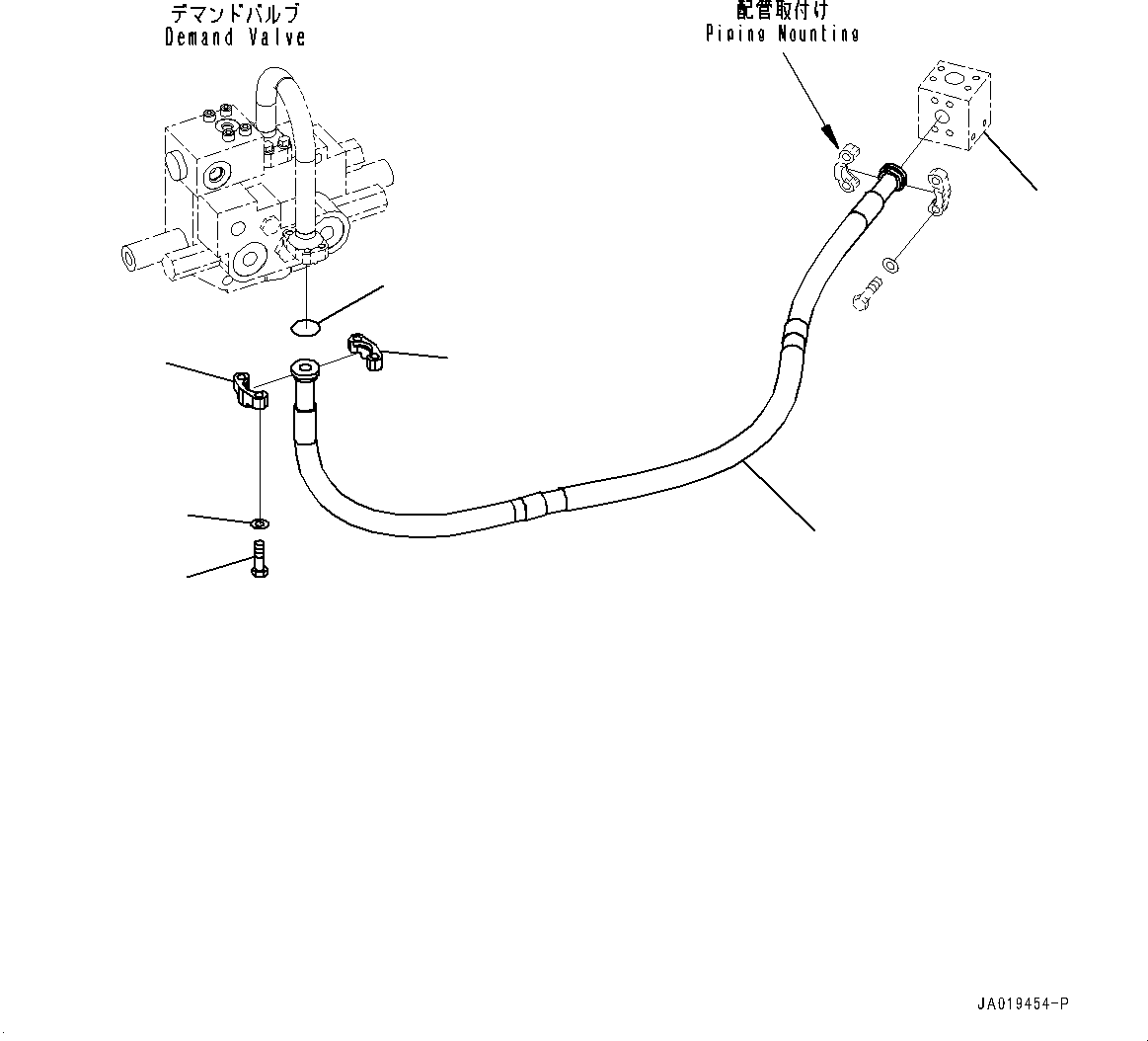 Block(Torque Converter and Transmission,Bracket,Without Secondary Steering, Automatic Control) (423-62-51750) KOMATSU