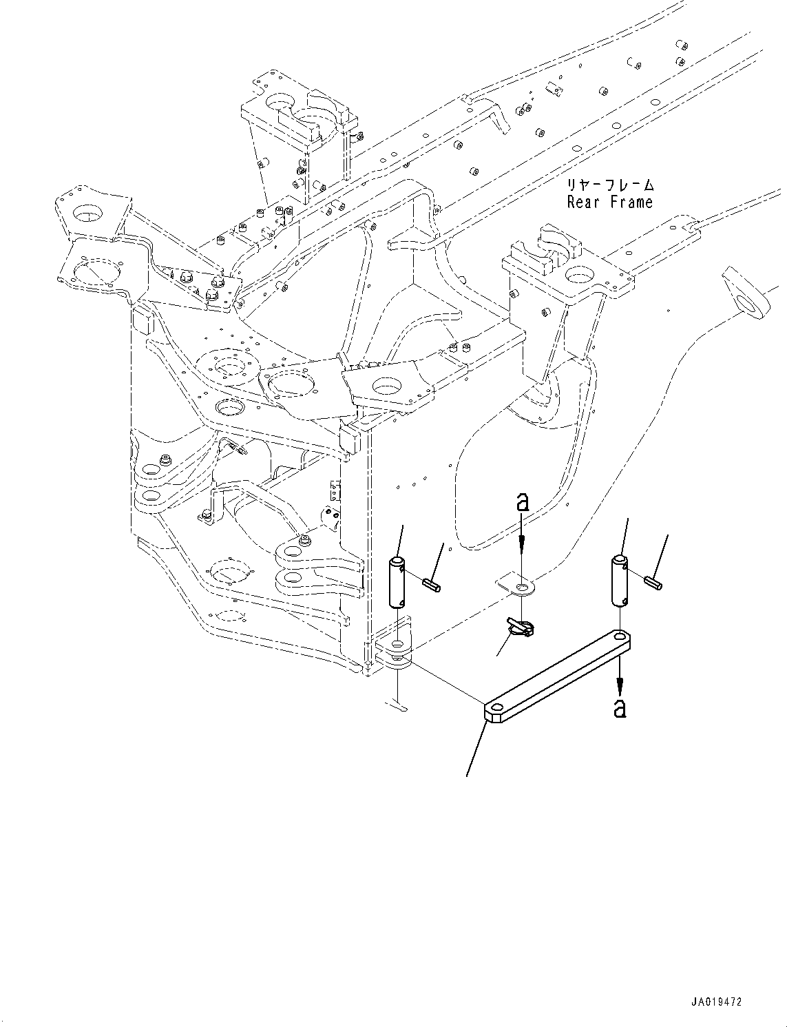Планка 423-46-62921 KOMATSU