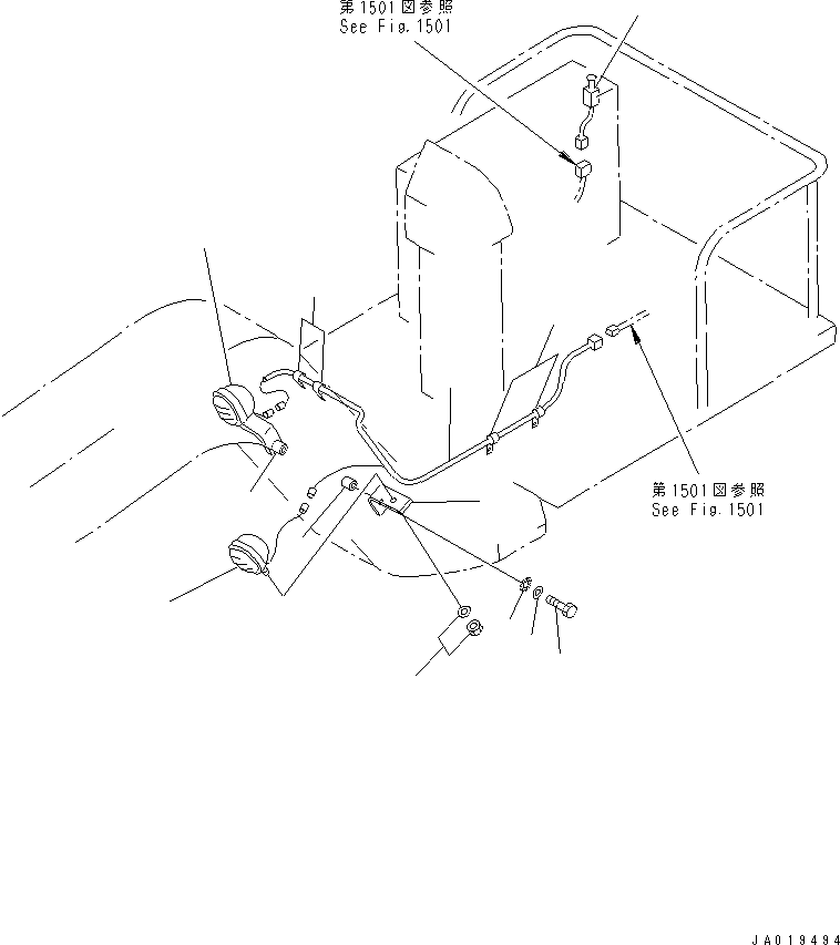 Опора (сварная) 01571-01422 KOMATSU