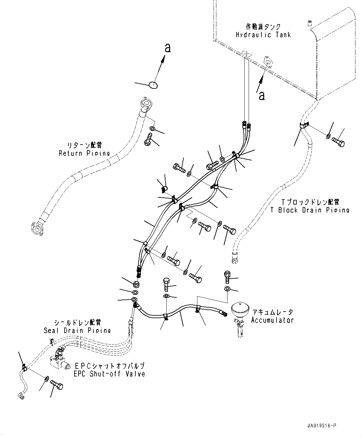 Шланг 423-62-62650 KOMATSU