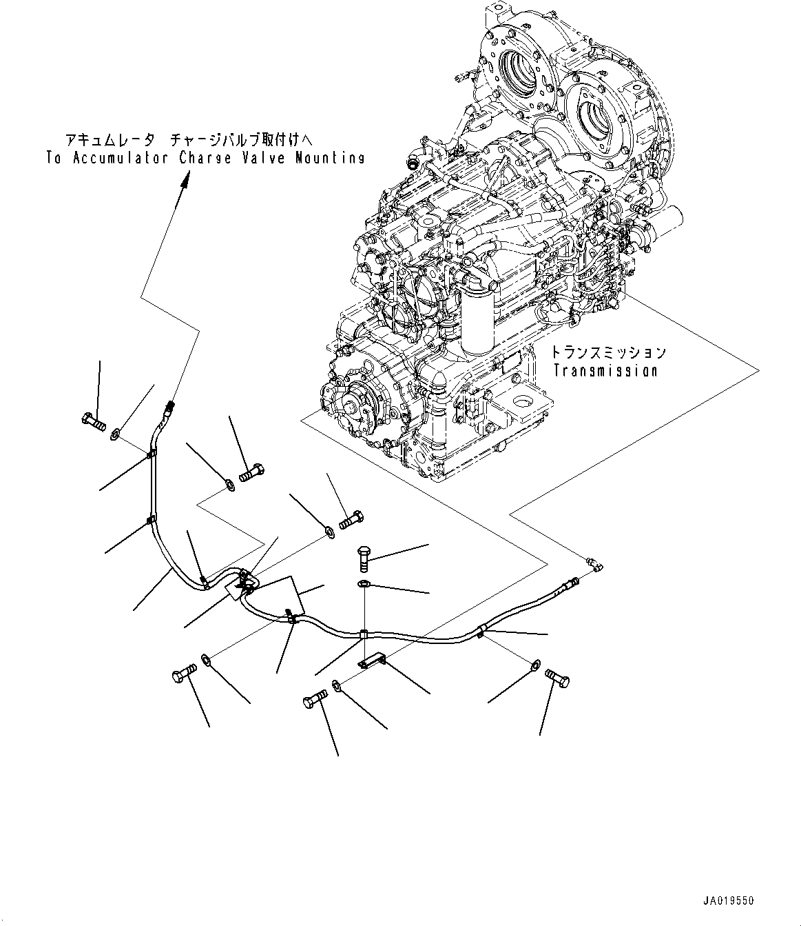 Шланг 421-U44-6750 KOMATSU