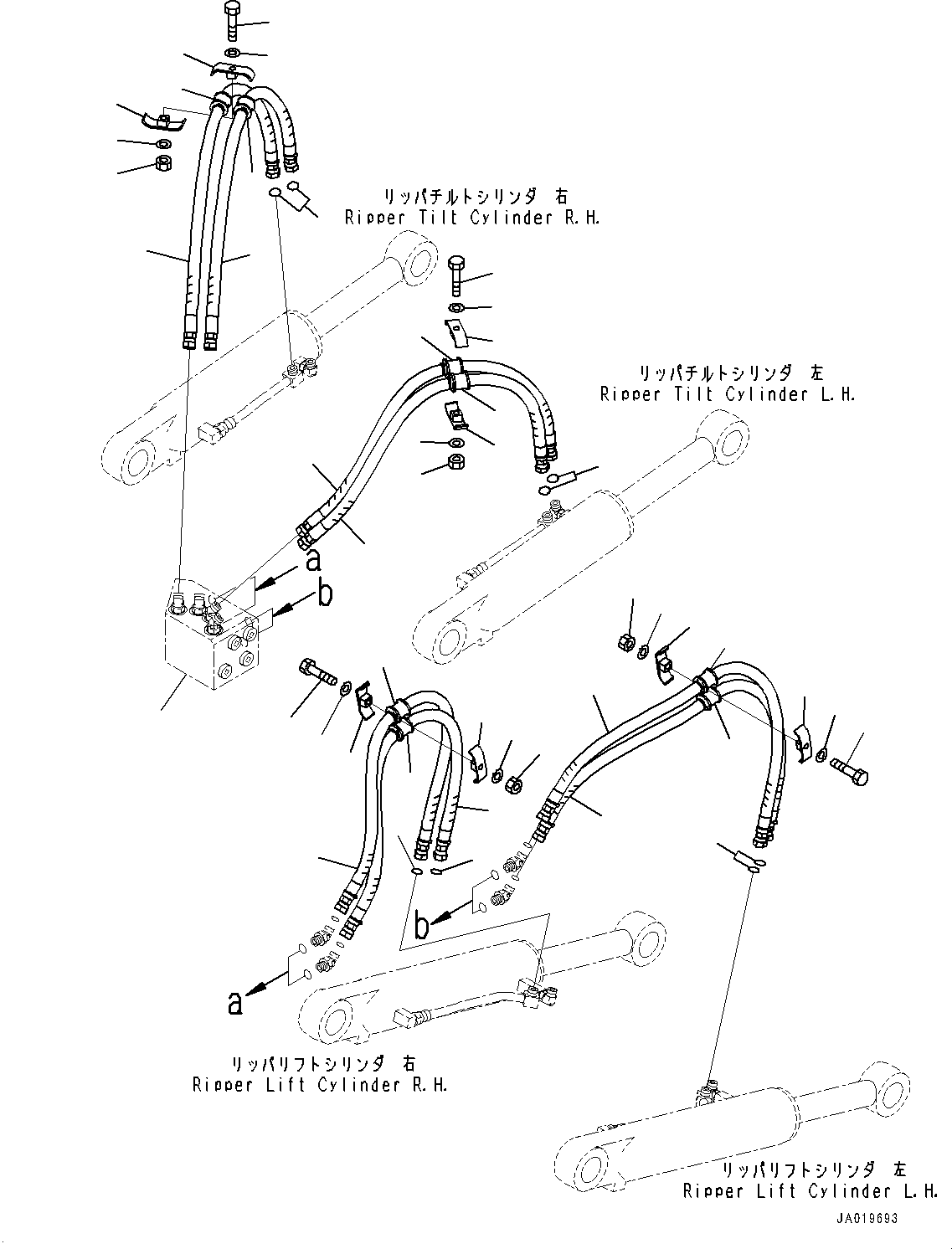 Шланг в сборе 154-78-85261 KOMATSU