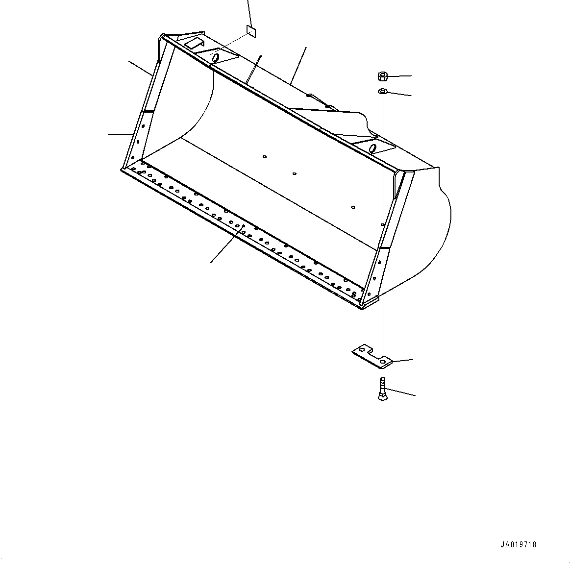 Bucket Assembly 421-70-52400 KOMATSU