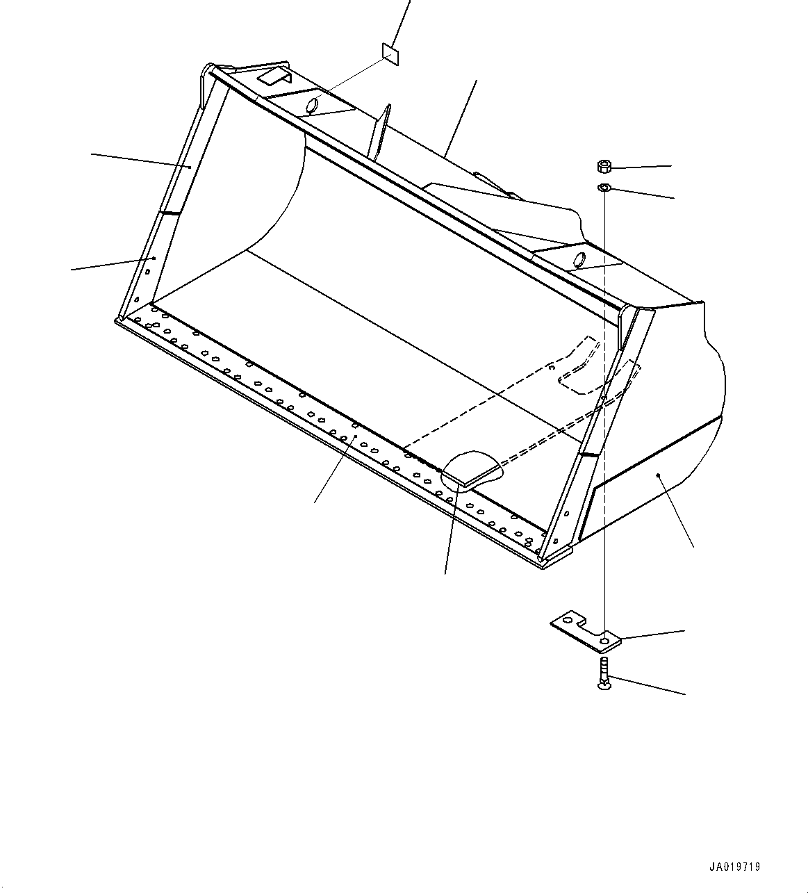 Bucket Assembly 421-803-5400 KOMATSU