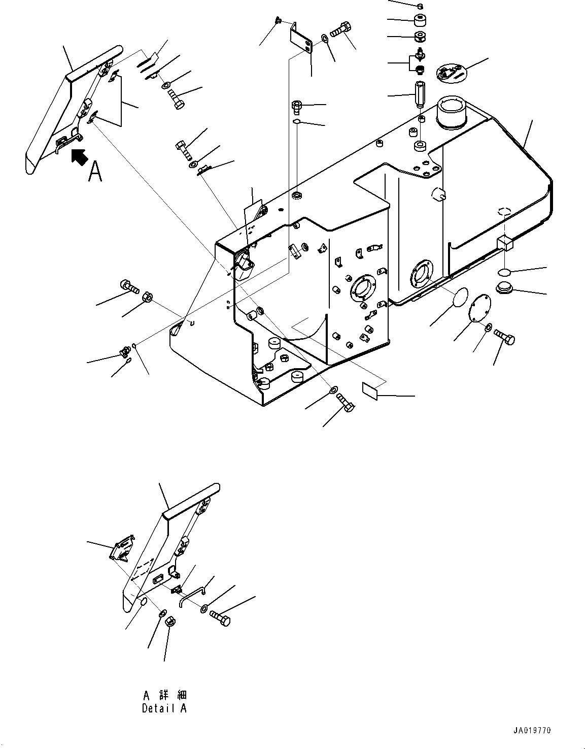 Петля сварная 13Y-04-21241 KOMATSU
