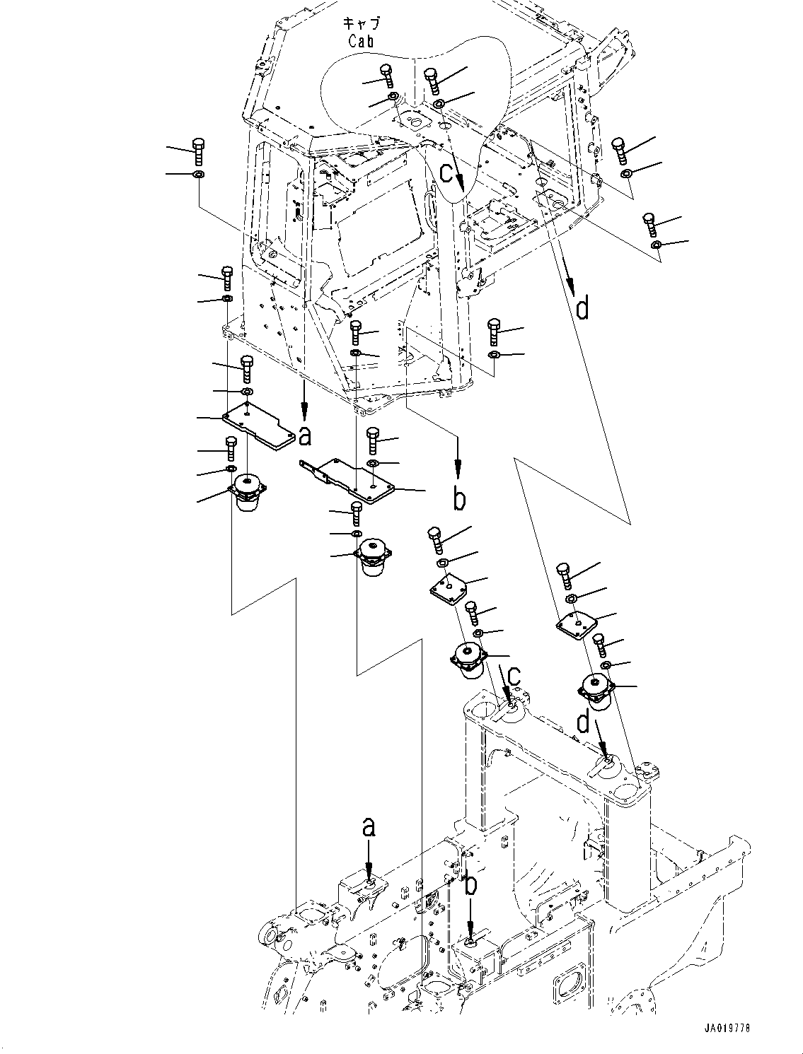 Пластина 13Y-54-21351 KOMATSU
