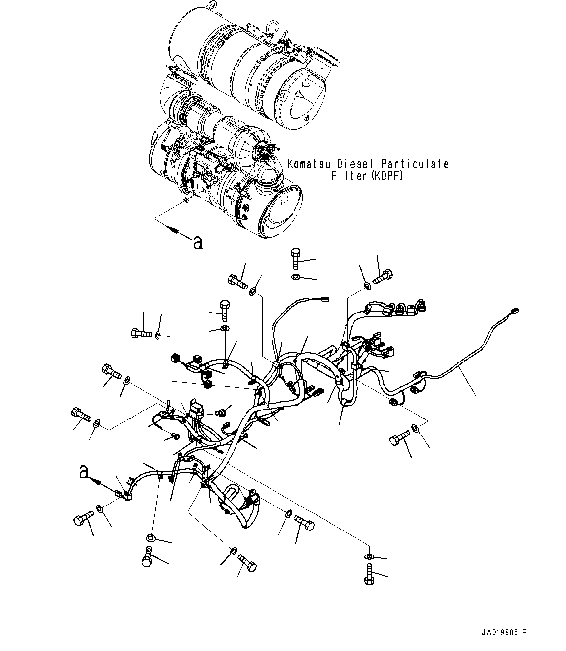 Жгут проводов 13Y-06-21853 KOMATSU