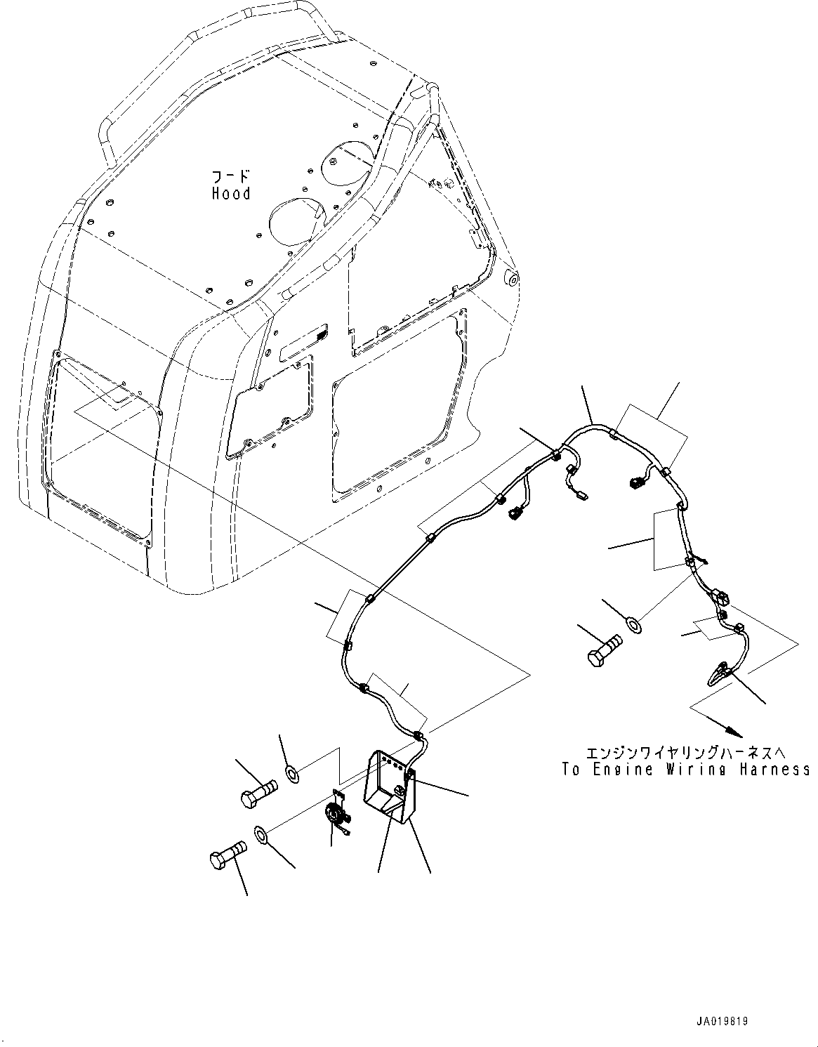 Жгут проводов 13Y-06-21871 KOMATSU
