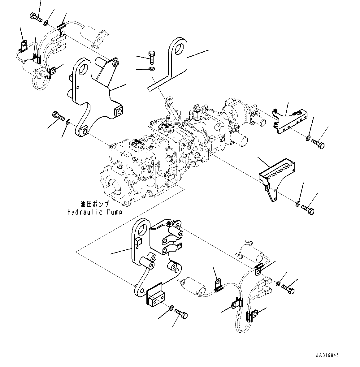Кронштейн 13Y-06-24221 KOMATSU