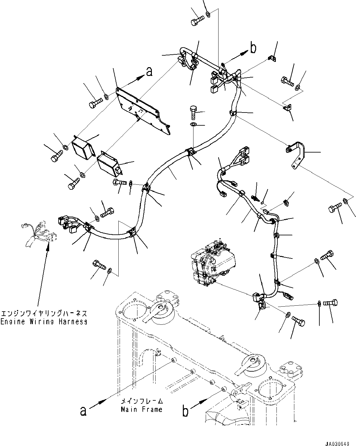 Жгут проводов 13Y-06-21841 KOMATSU