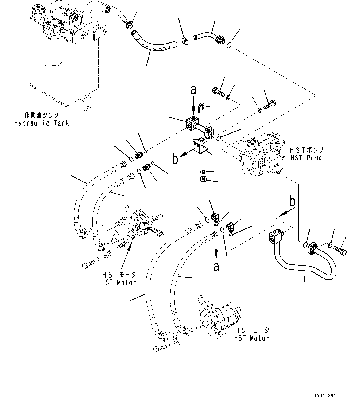Hose(Transfer,Filter and Transfer Piping) (416-18-43650) KOMATSU