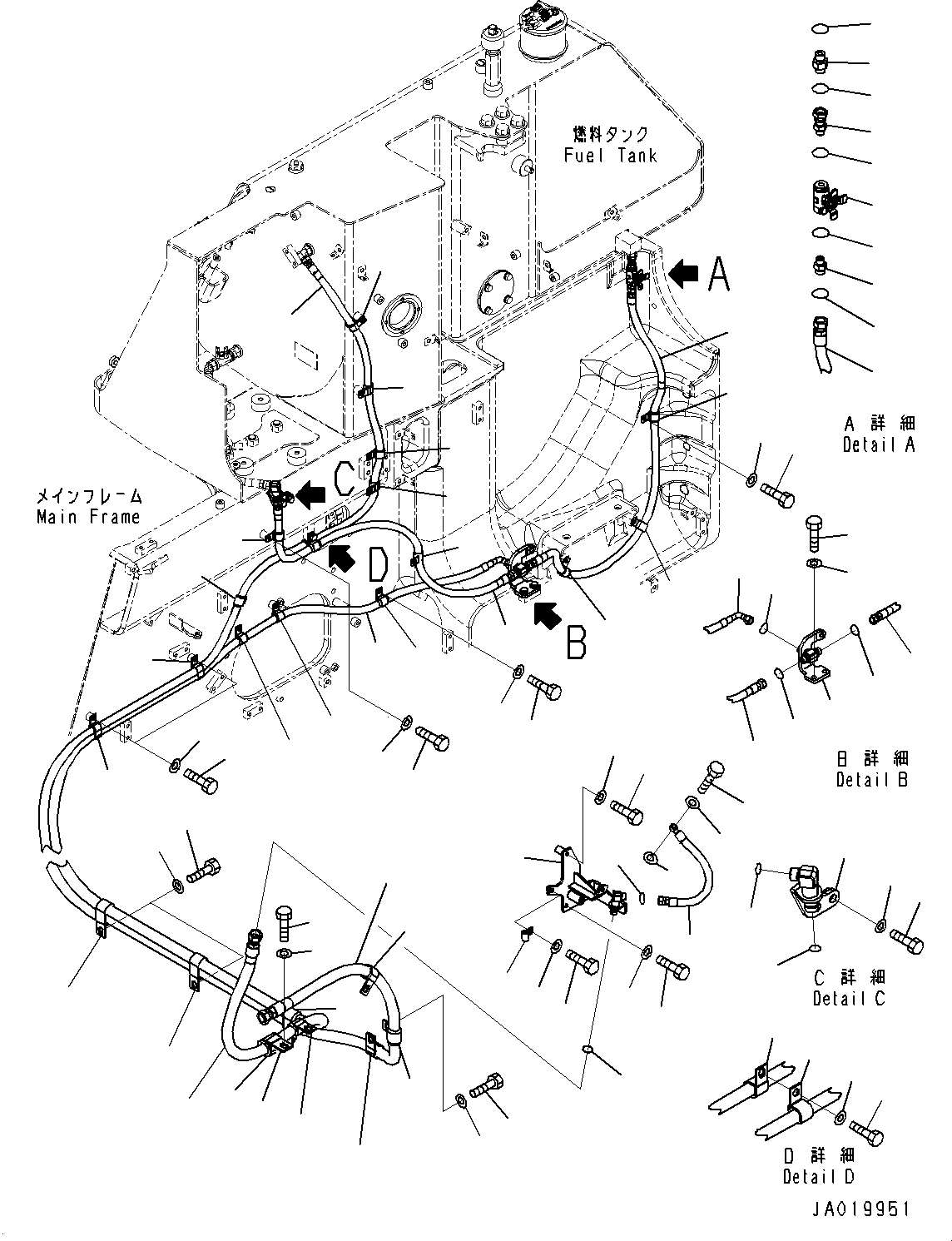 Шланг 17A-04-51330 KOMATSU