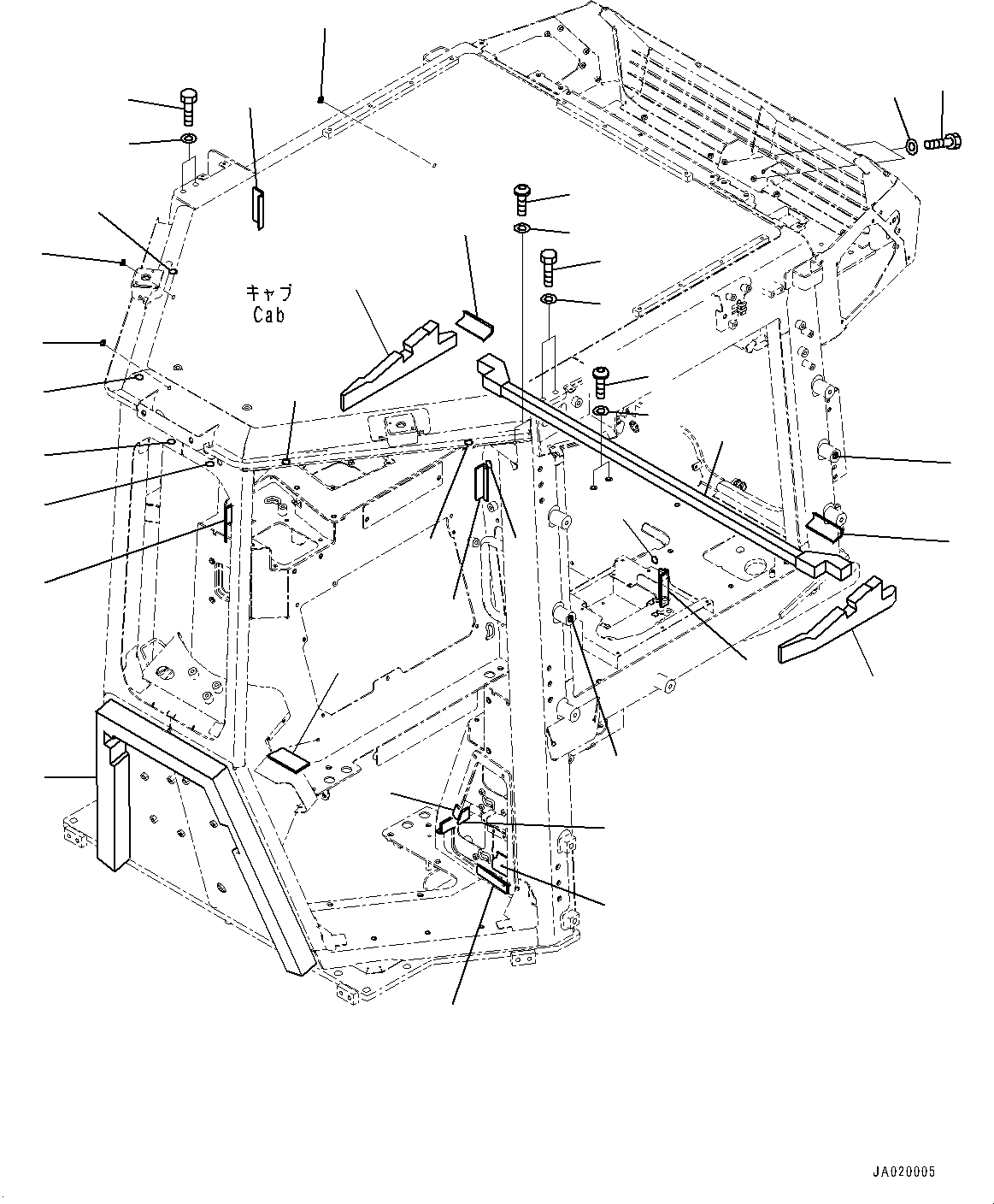 Уплотнение 12Y-54-36770 KOMATSU