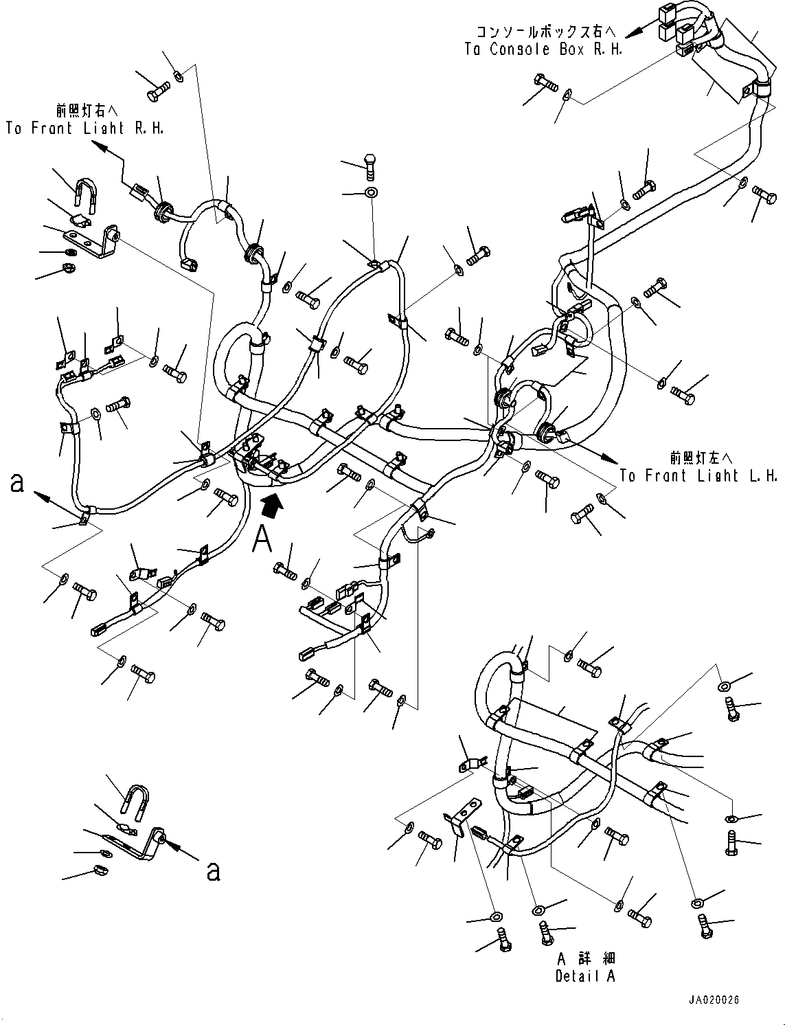 Жгут проводов 417-U77-5101 KOMATSU
