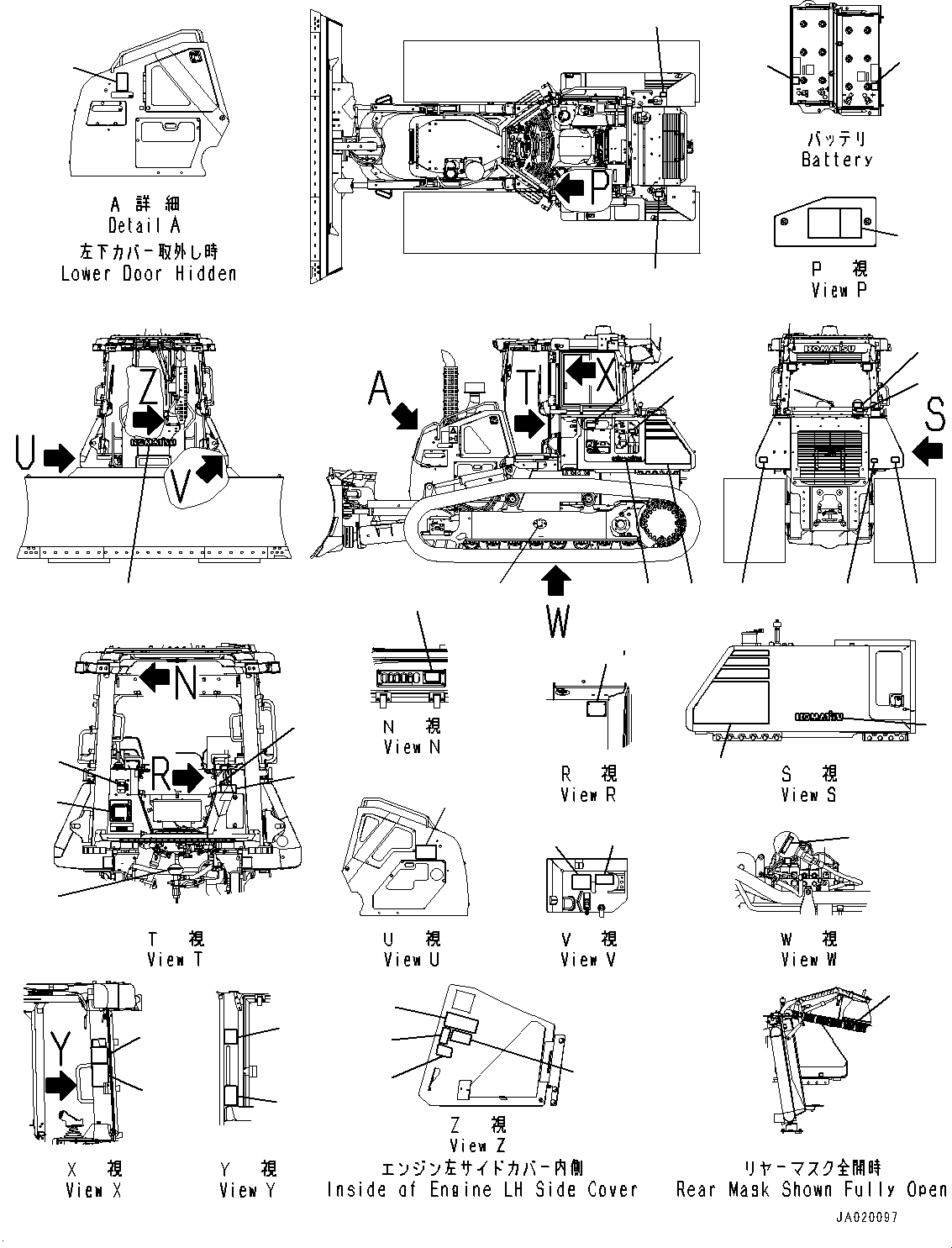 Пластина предохранителей 13Y-98-21143 KOMATSU