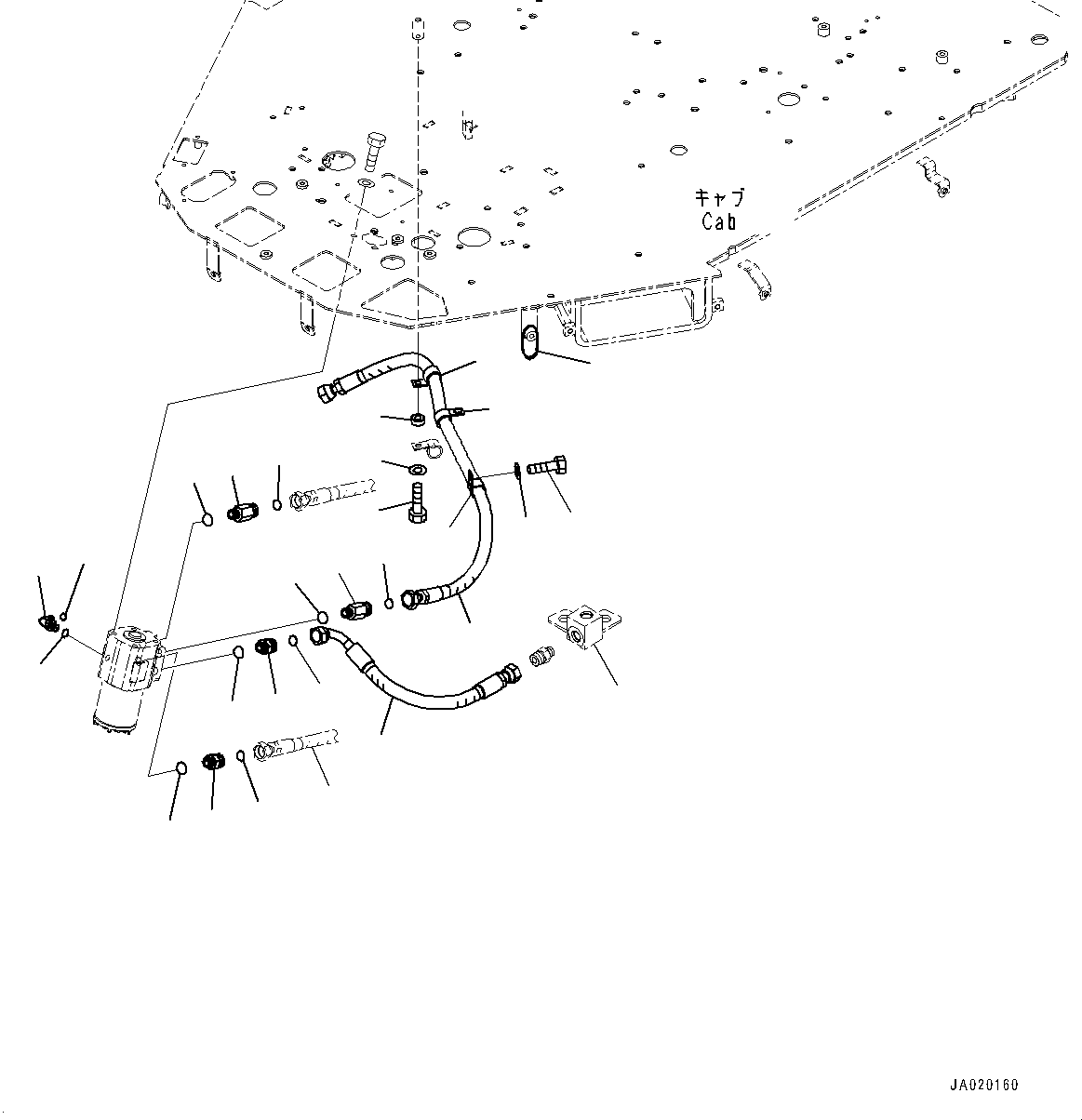 Block(Steering Control Valve,Priority Valve Piping,With Emergency Steering, Automatic Control Type) (418-62-41920) KOMATSU