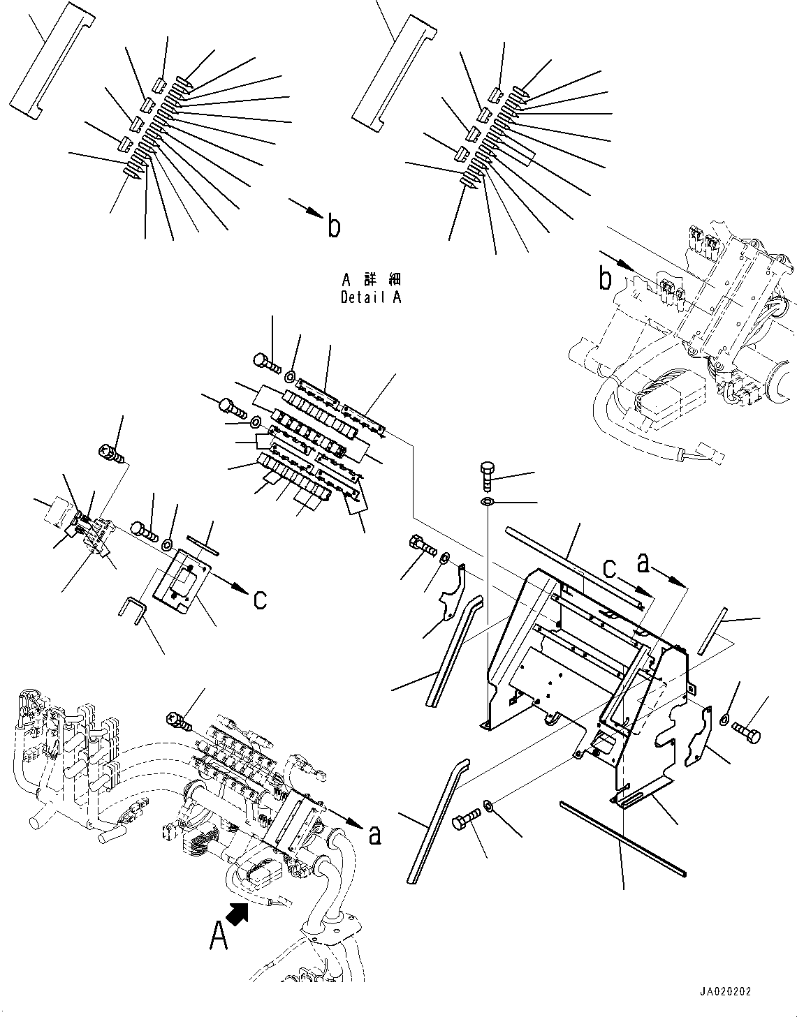 Box Assembly, Fuse(ROPS Cab and Floor Frame Group,Floor Wiring Harness,With Both Side Sash Window,Gateway Function Controller) (08044-00600) KOMATSU