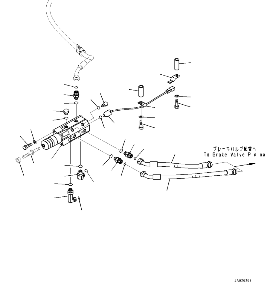 Тяга (418-43-37140) KOMATSU