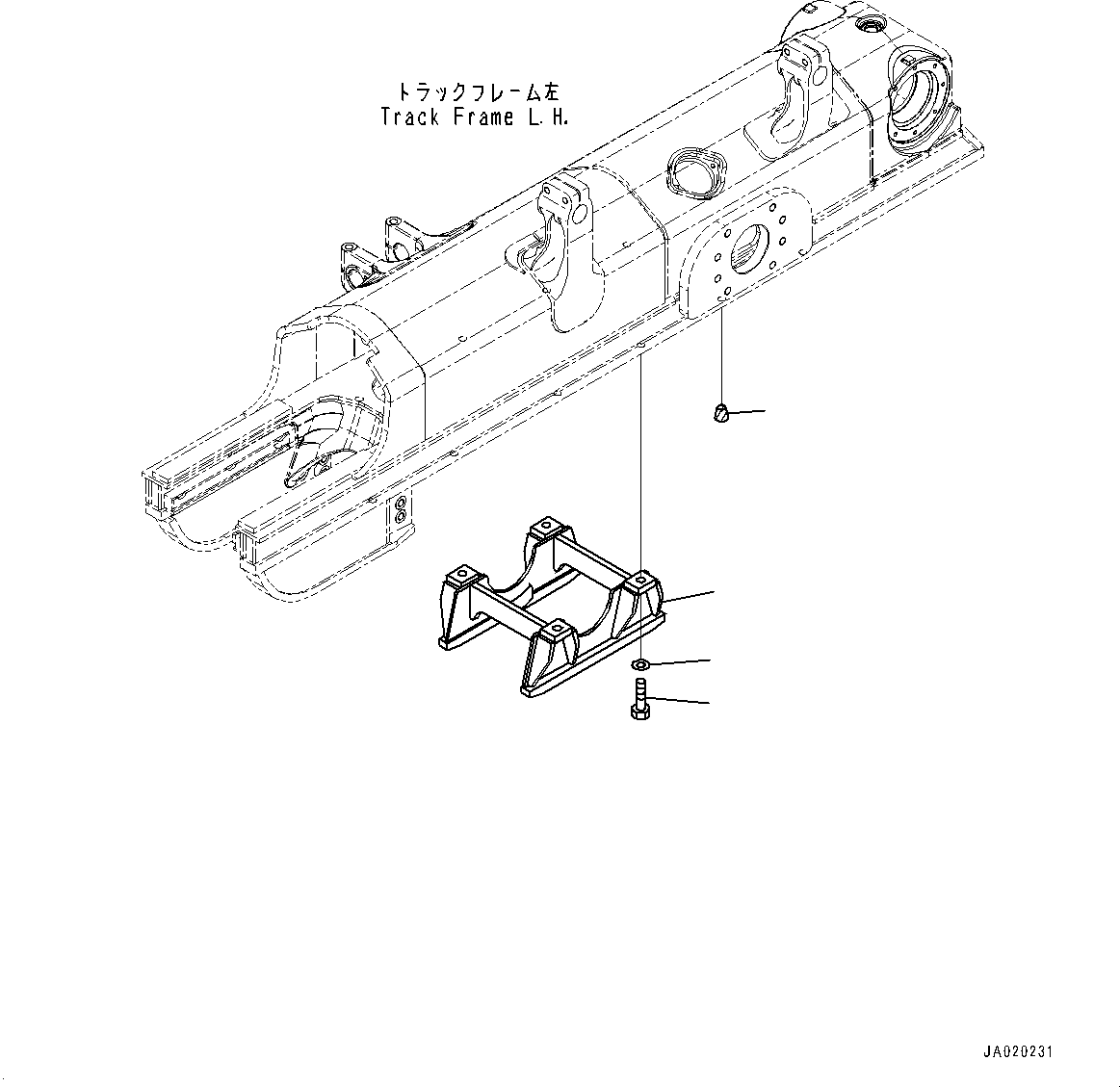 Ограждение 154-30-87361 KOMATSU