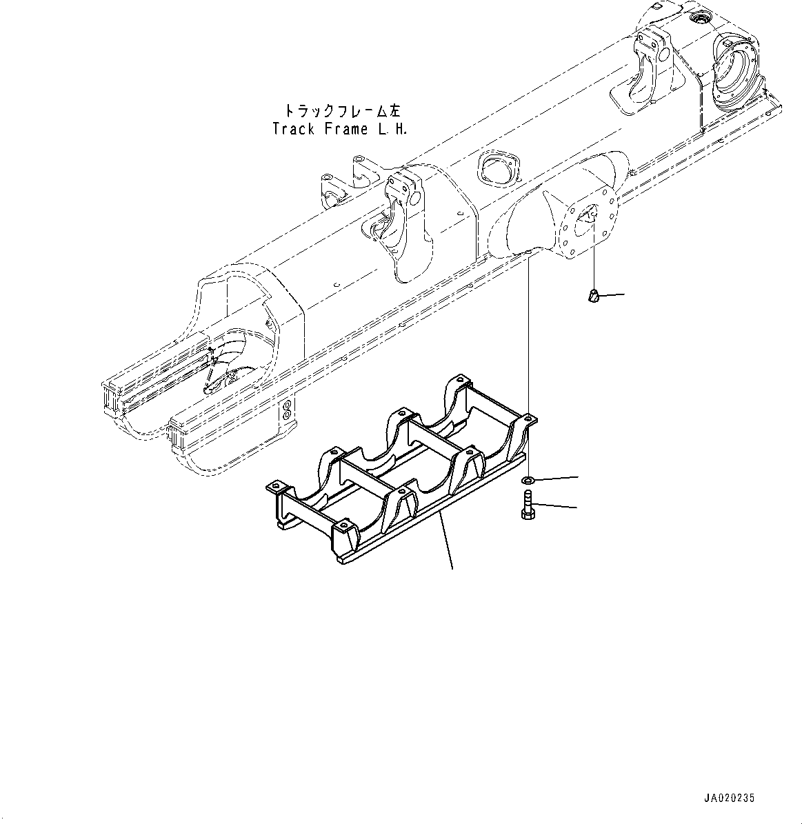 Ограждение 154-30-87511 KOMATSU